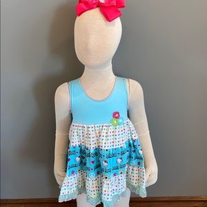 Hello kitty brand new tank dress and hair bow!
